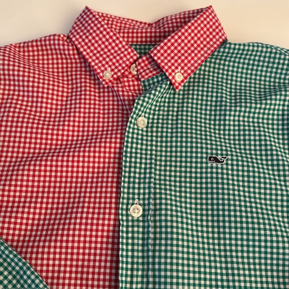 PERFECT FOR CHRISTMAS Vineyard Vines whale shirt oxford size S (8-10) - Picture 2 of 4
